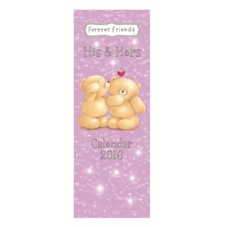 Forever Friends His & Hers Slim Calendar 2016